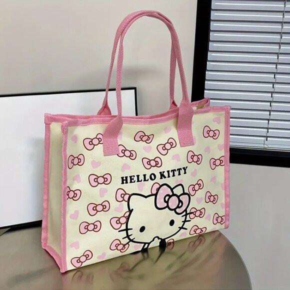 HELLO KITTY  TOTE BAG PINK DESIGN - Picture 3 of 3